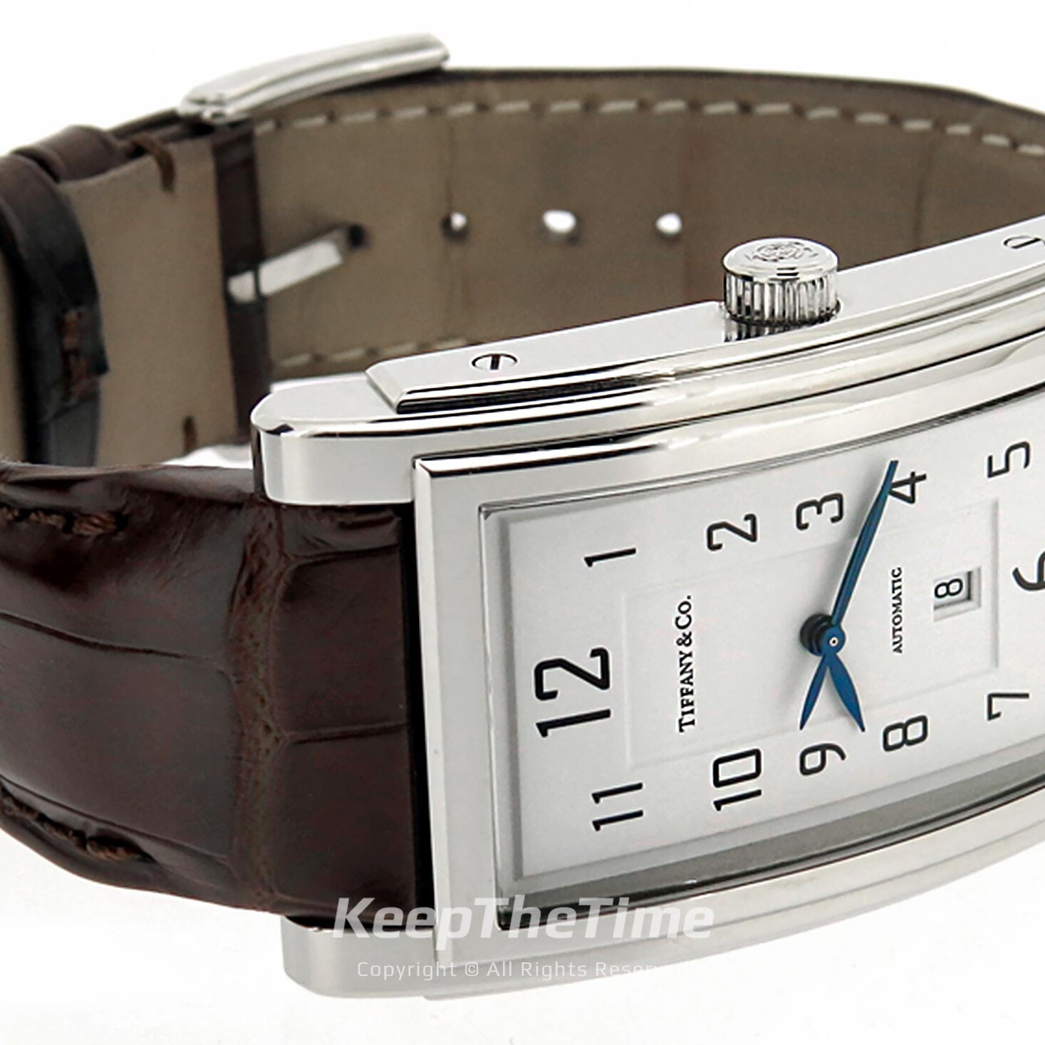 Tiffany Co. Grand Automatic Rectangular Watch KeepTheTime Watches