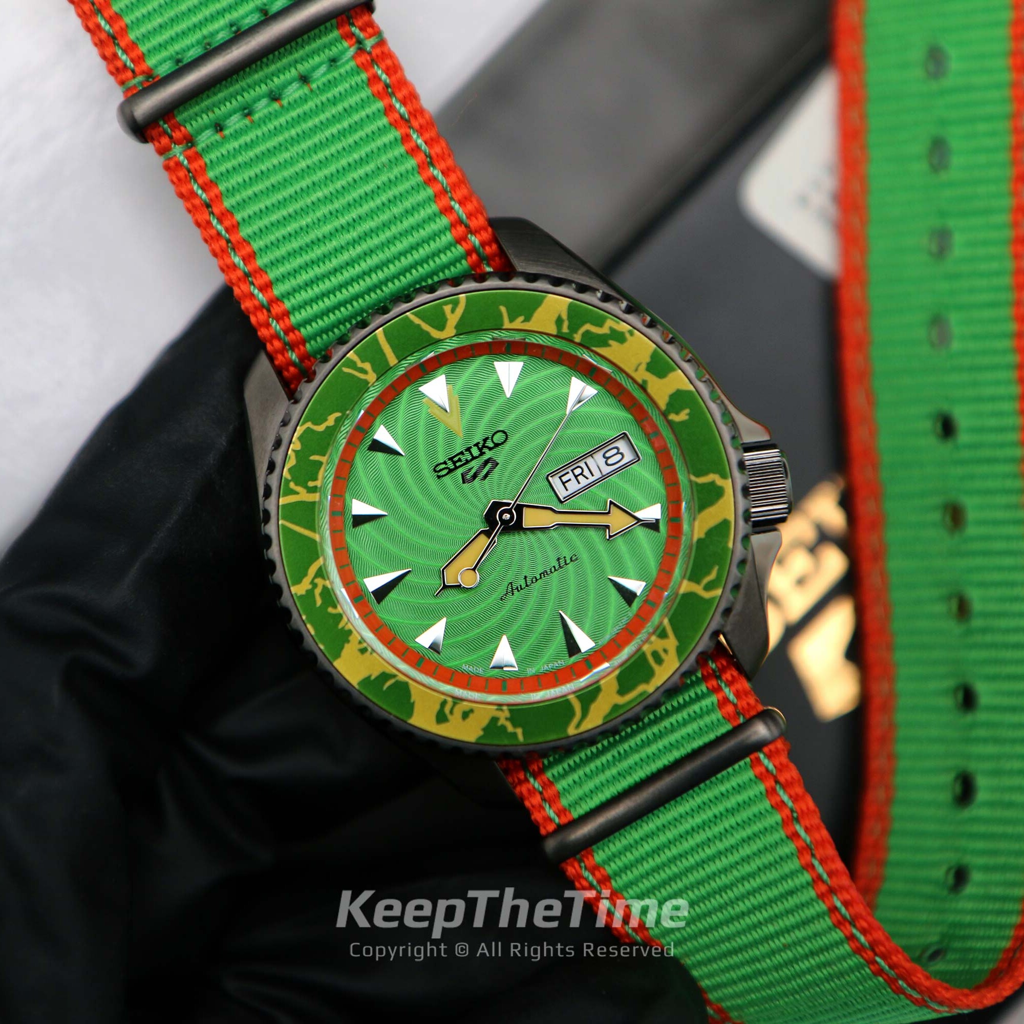Seiko 5 Street Fighter Blanka Green Limited Edition Handson